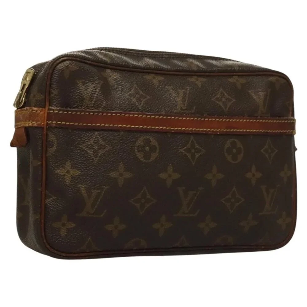 LOUIS VUITTON Monogram Compiegne 23 Clutch Bag